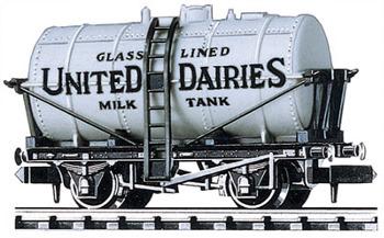 Mini 預購中 Peco NR-P167 N規 Milk Tank Wagon, United Dairies.白色