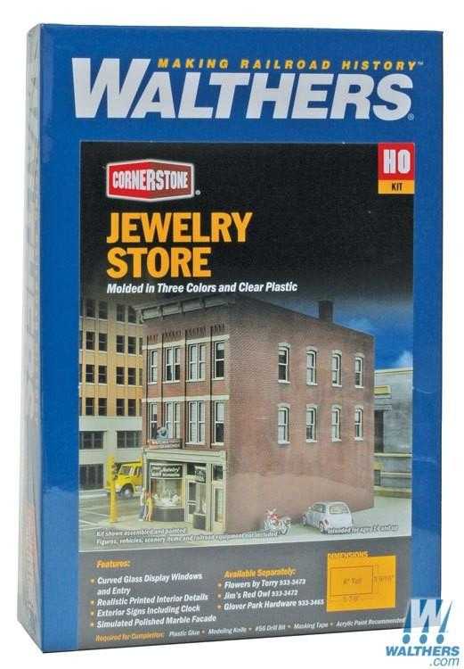 Mini 特價優惠 Walthers 933-3476 HO規 Jewelry Store 珠寶店