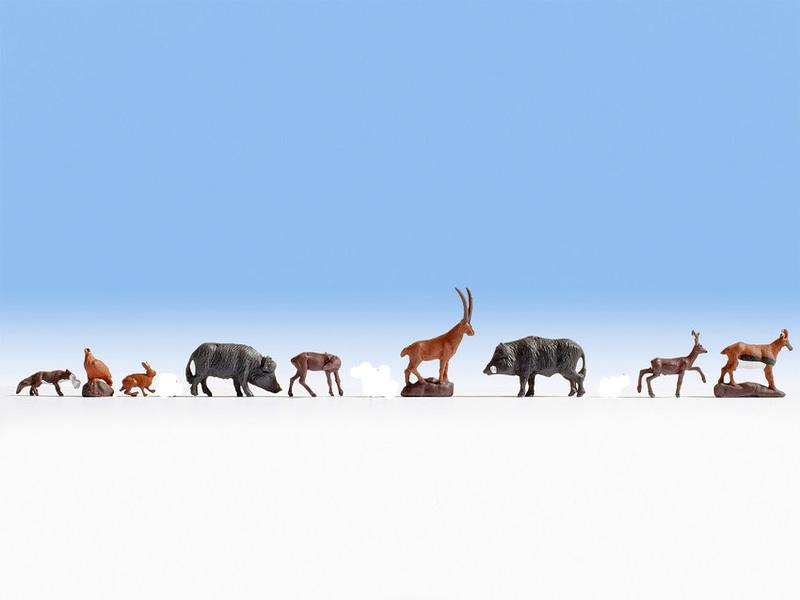 Mini 現貨 Noch 36745 N規 Forest Animals 森林內動物