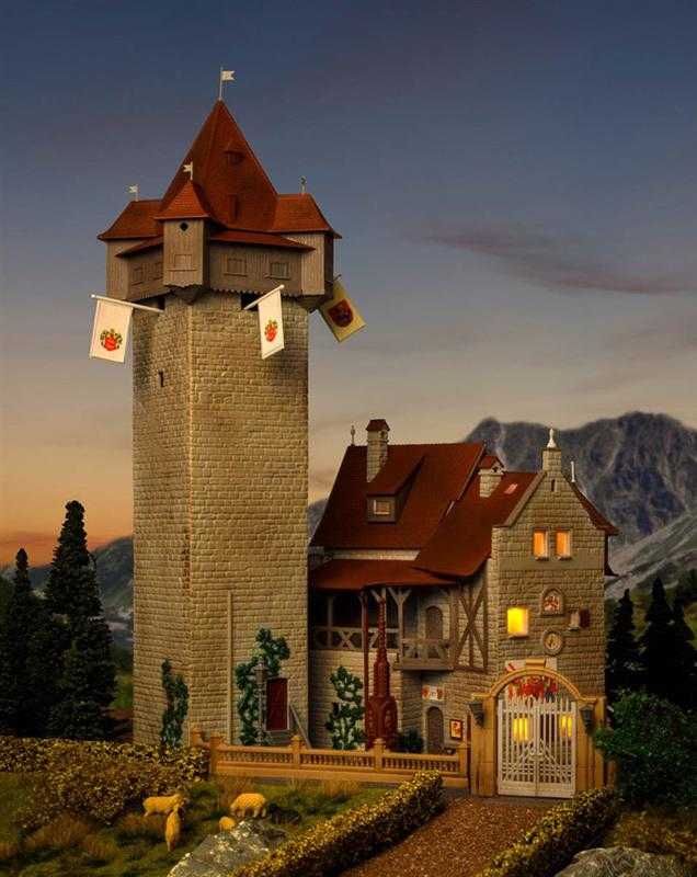 Mini 現貨 Kibri 39001 HO規 Grafeneck 城堡.套件