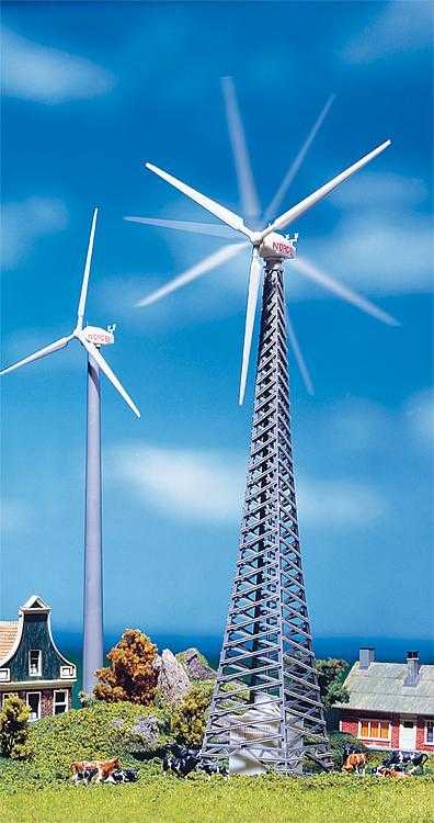 Mini 現貨 Faller 130381 HO規 Nordex Wind generator 風力發電機.套件.附馬達