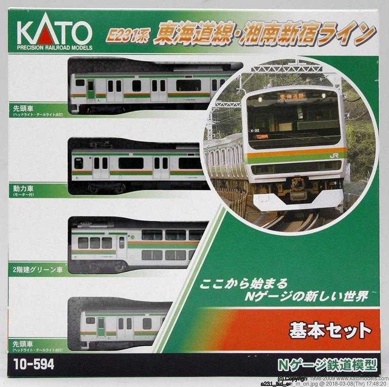 Mini 預購中 Kato 10-594 N規 E231系.東海道線.湘南新宿線.4輛組