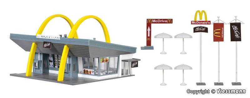 Mini 現貨 Vollmer 43634 HO規 McDonalds 麥當勞.套件