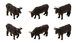 Mini 現貨 Tomytec 動物 106 N規 和牛.6隻
