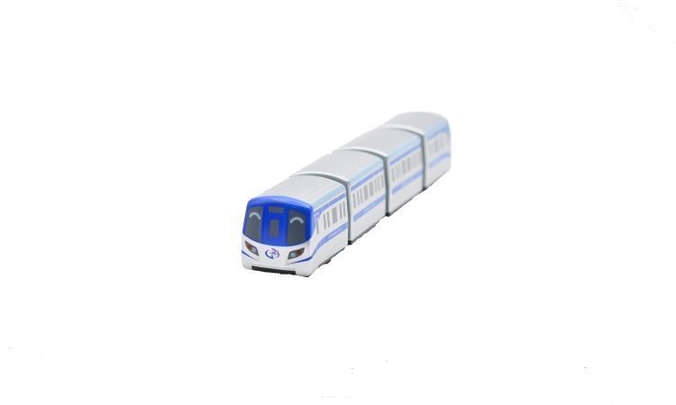 Mini 現貨 鐵支路 QV057T1 桃園機場捷運-普通列車 迴力列車