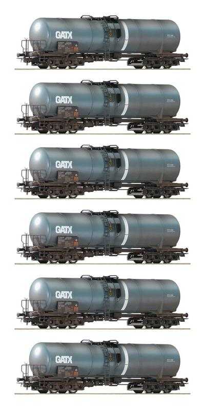 Mini 預購中 Roco 75972 HO規 GATX 舊化油罐車.6輛