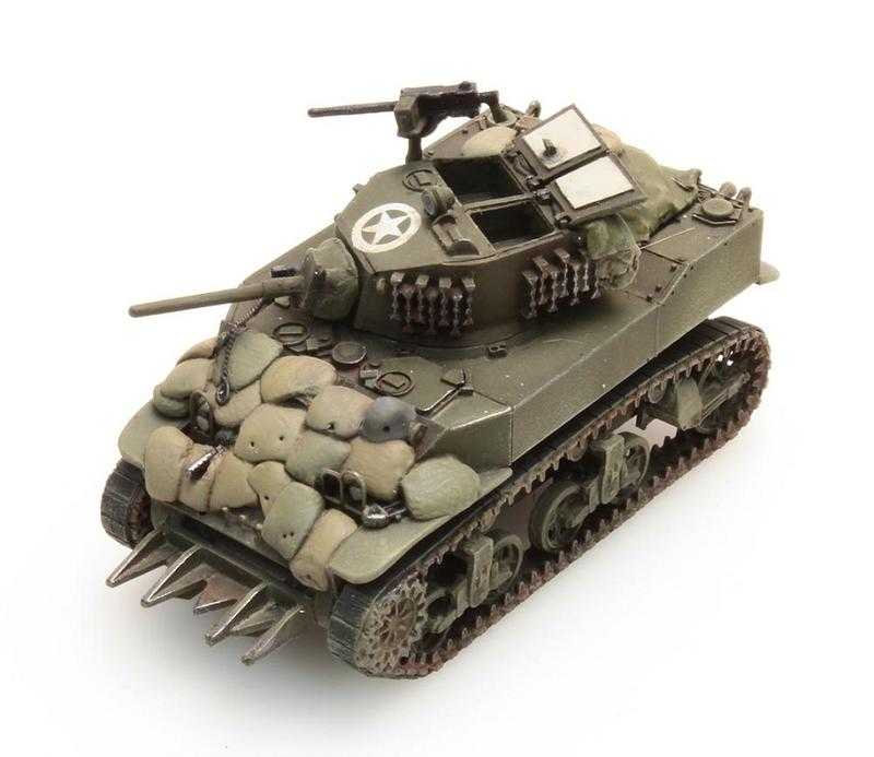 Mini 現貨 Artitec 387.118 HO規 M5A1 坦克