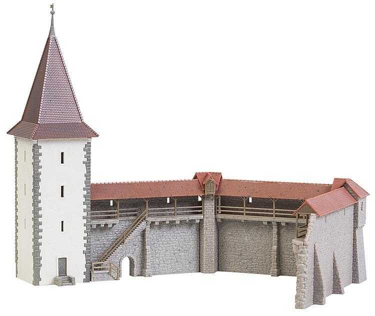 オールドタウン ウォールセット(Faller N 232355) Faller 232355: Old-town wall set 1:160