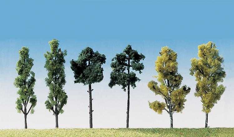 Mini 現貨 Faller 181488  Assorted trees 三種樹木 (6棵)