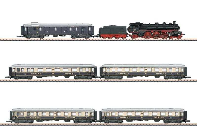 Mini 現貨 Marklin 81332 Z規 Rheingold 金萊茵列車