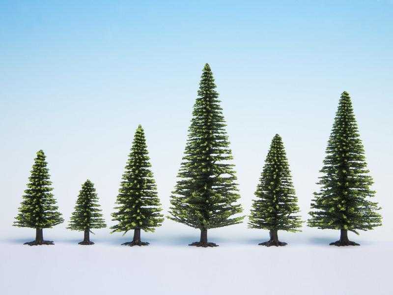 Mini 現貨 Noch 26825 HO規 Spruce Trees 雲杉樹.25棵