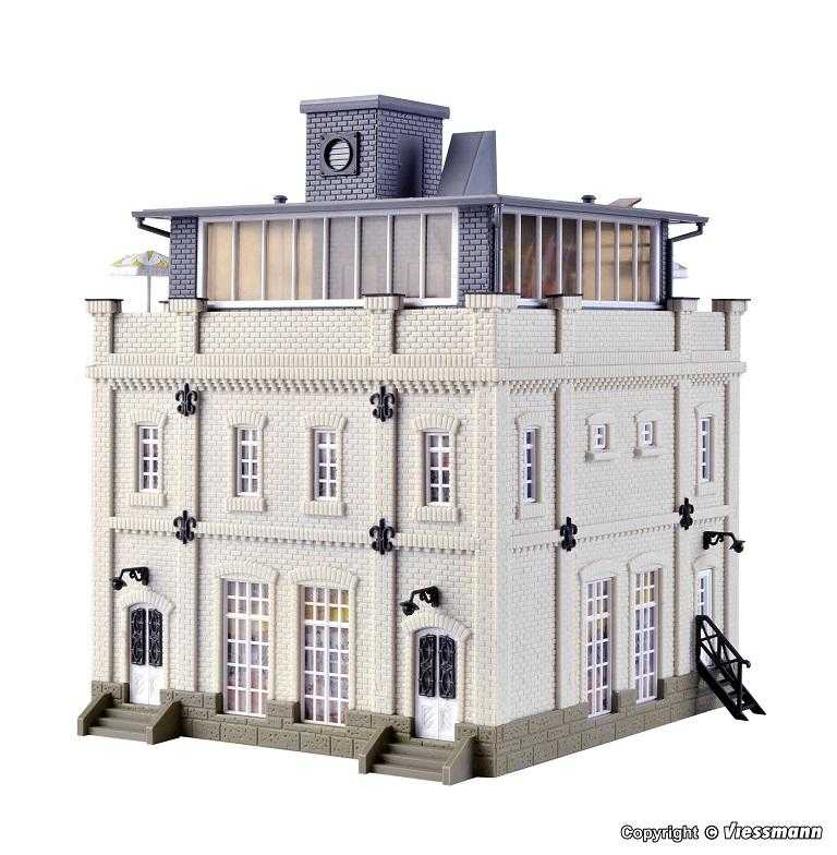 Mini 現貨 Vollmer 43608 HO規 有屋頂露台的健身中心