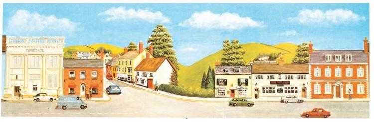 Mini 現貨peco Sk 30 郊區商業城鎮背景圖 微縮世界 線上購物 有閑娛樂電商