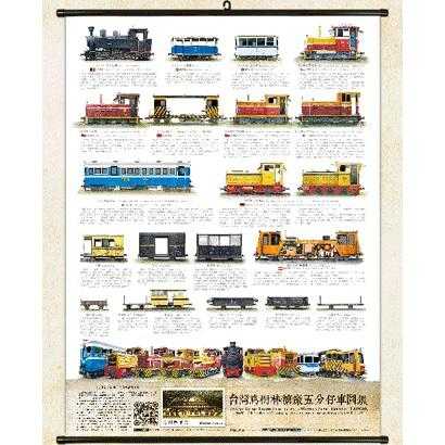 Mini 預購中 Digitrack 臺灣烏樹林糖廠五分仔車圖鑑(掛軸紙筒版)