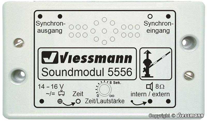 Mini 預購中 Viessmann 5556 平交道音效模組