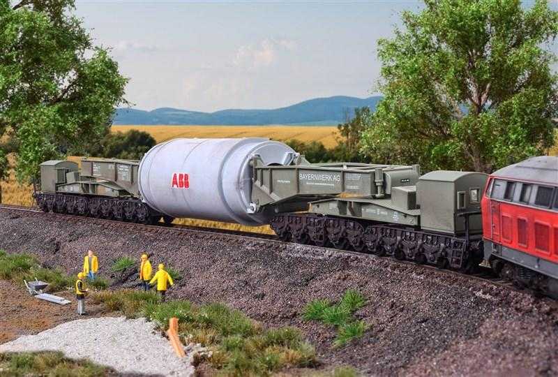 Mini 預購中 Kibri 16507 HO規 運送發電機的重物車.套件