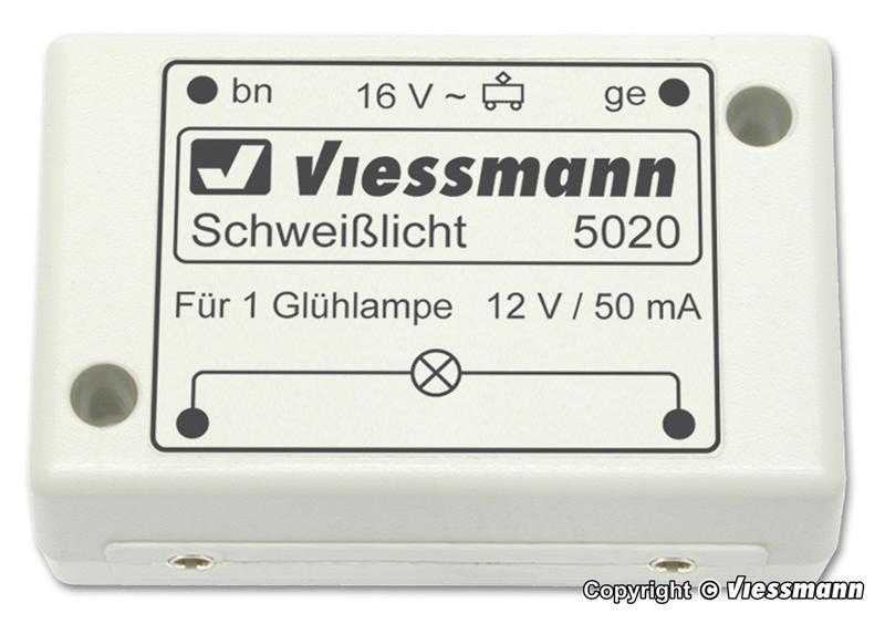 Mini 現貨 Viessmann 5020 焊接燈光模組.藍閃燈