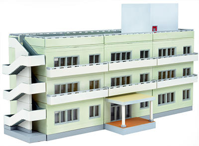 Mini 預購中 Tomytec 建物 065-2 N規 病院 B2  約 20 x 9 x 11 cm