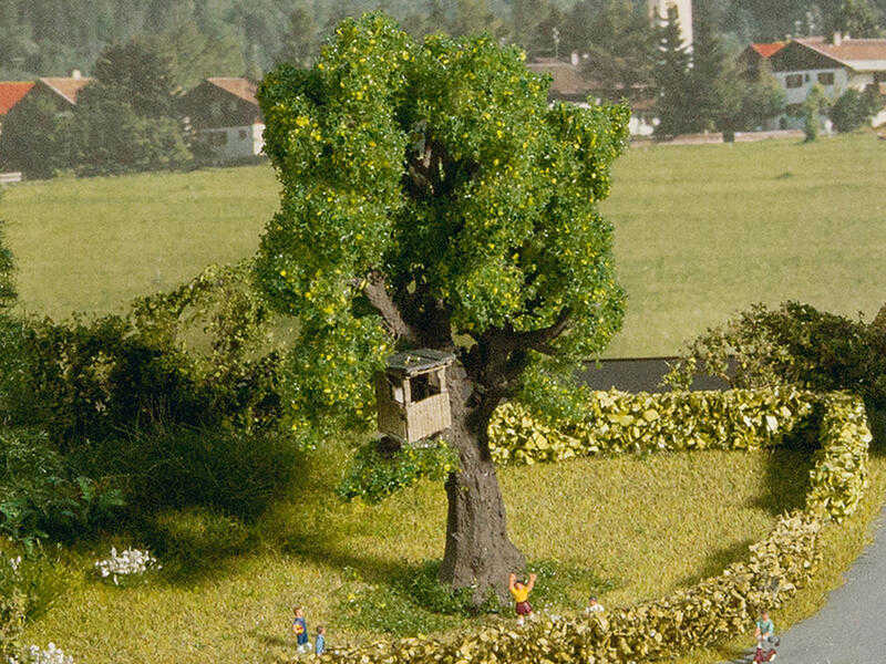 Mini 現貨 Noch 21766 N規 橄欖樹與樹屋 10cm