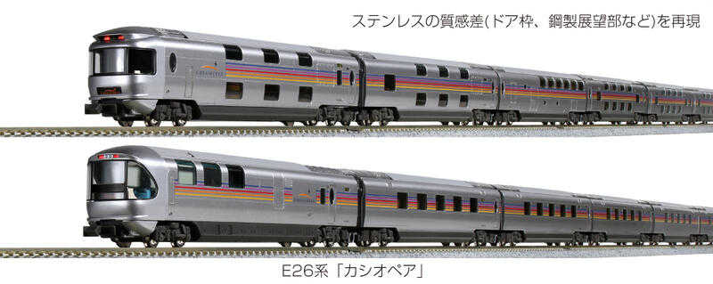 Mini 現貨 Kato 10-1608 N規 E26系 客車廂 6輛組