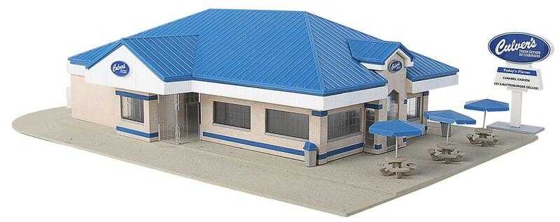 Mini 現貨 Walthers 933-3486 HO規 Culvers 漢堡快餐連鎖店