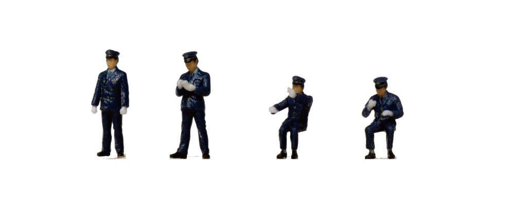 Mini 現貨 Kato 6-535 HO規 運転士・車掌A(長袖・濃紺)