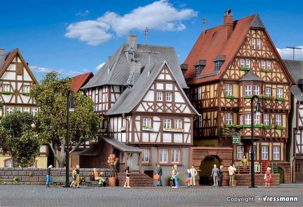 Mini 現貨 Kibri 38901 HO規 Gatehouse Miltenberg 米爾滕貝格門樓