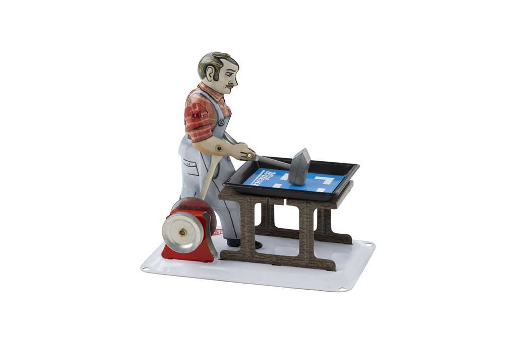 Mini 現貨 Wilesco 00471 M47 Handwerker Serie 打擊的人