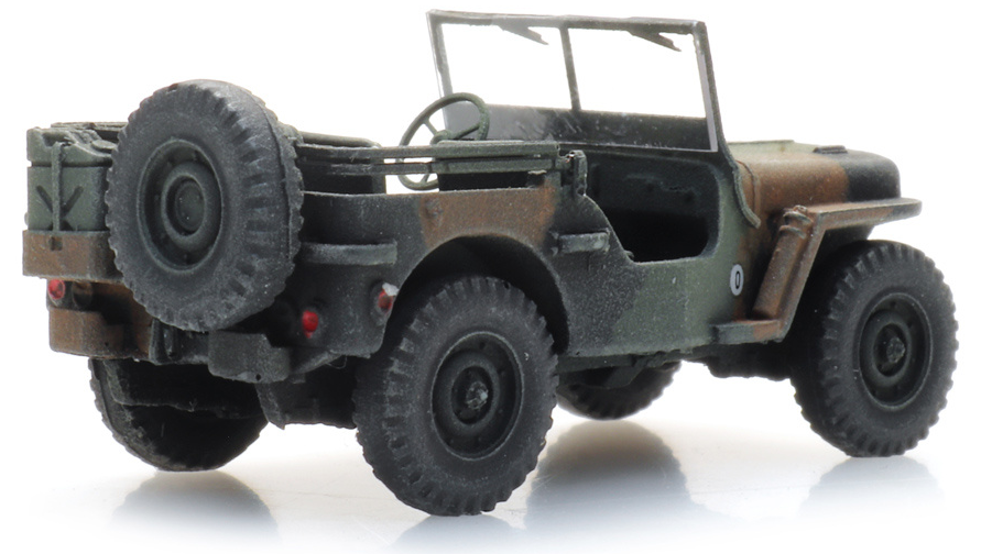 Mini 現貨 Artitec 6870582 HO規 FR M201 霍奇基斯吉普迷彩