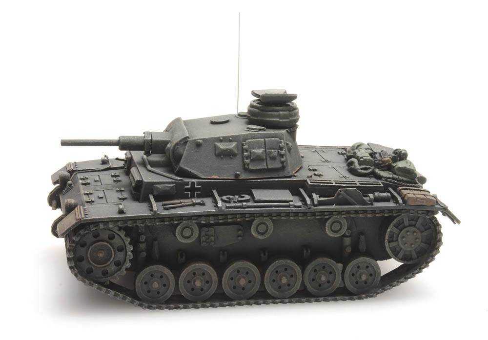 Mini 現貨 Artitec 387.305 HO規 Pzkw III Ausf F 坦克 灰
