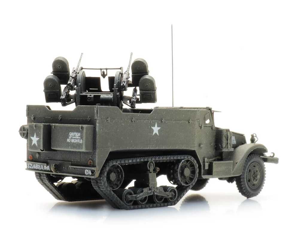 Mini 預購中 Artitec 6870565 HO規 美軍 M16半履帶防空履帶車