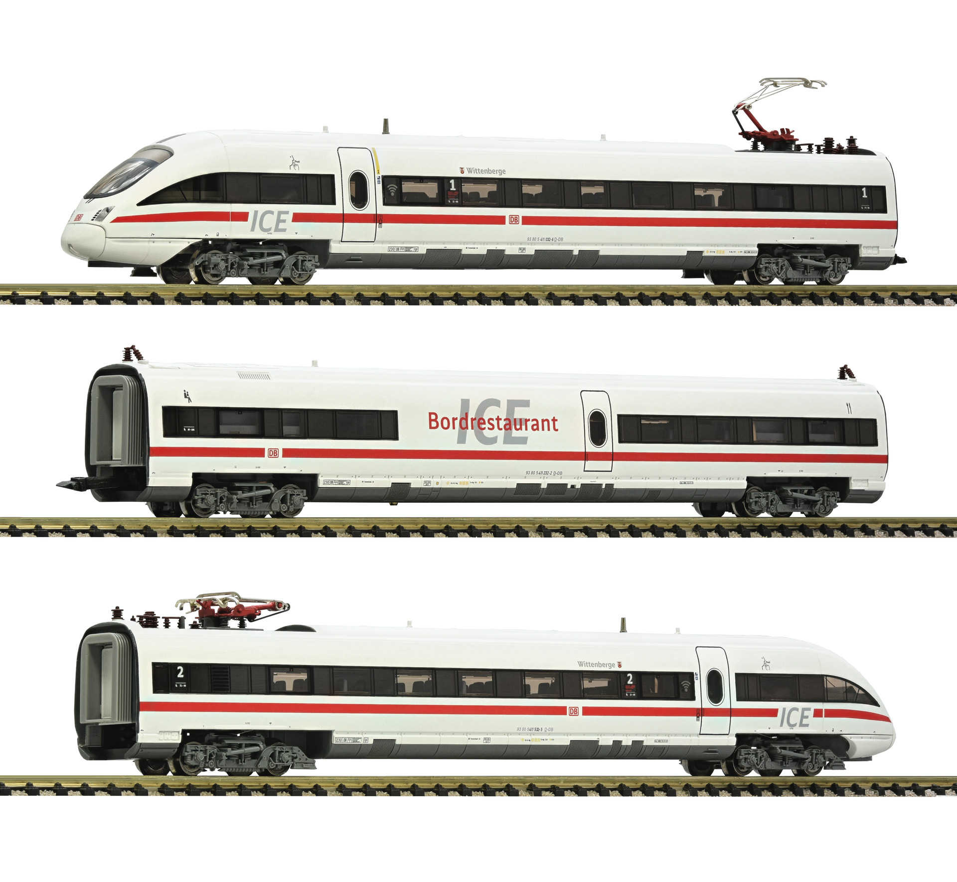 Mini 預購中 Fleischmann 7760006 N規 ICE-T (BR 411)，DB AG 電車. 3輛