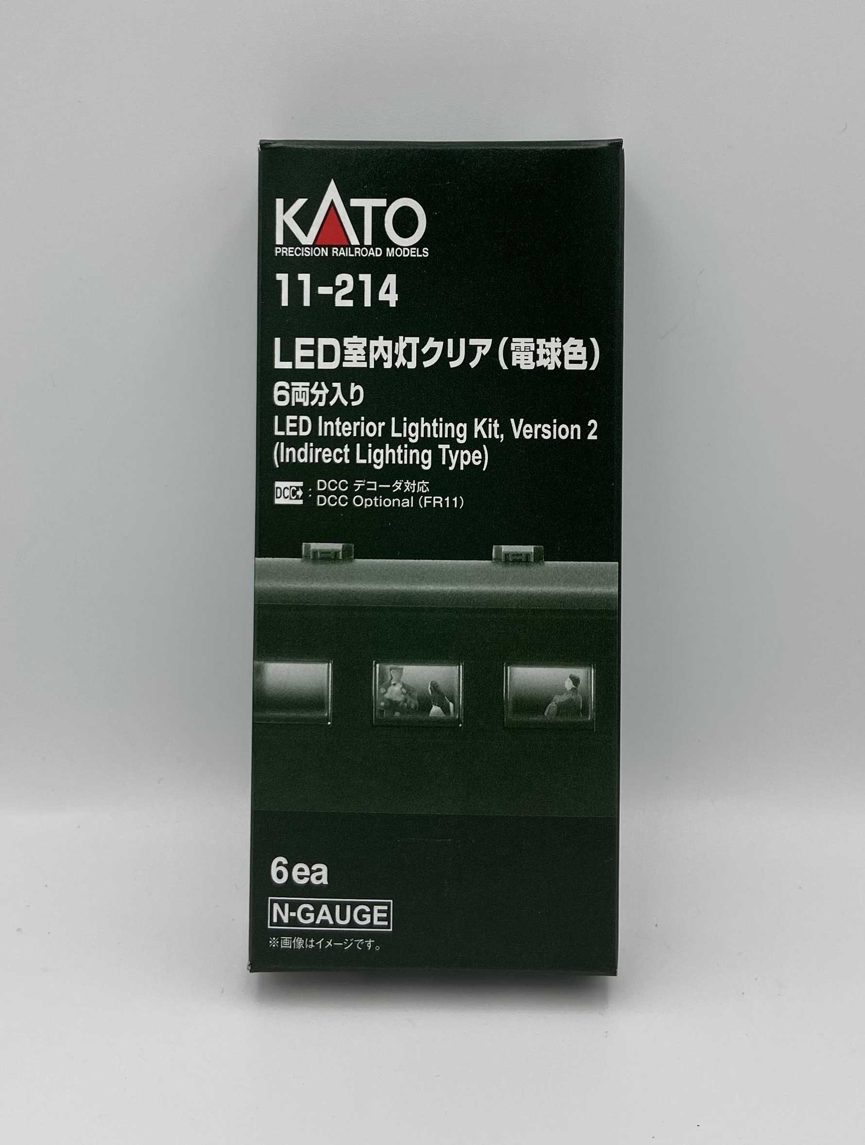 Mini 現貨Kato 11-214 N規LED室內燈條(電球色) 6入- 微縮世界-線上購物| 有閑購物