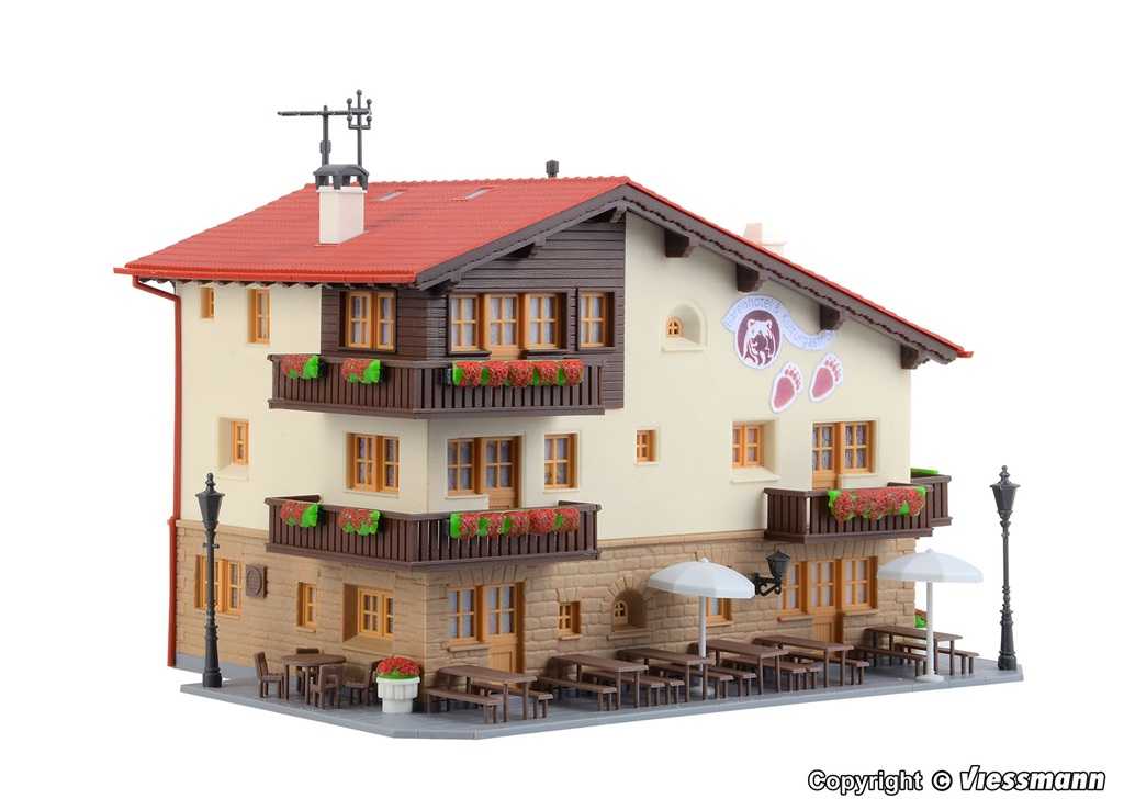 Mini 現貨 Kibri 38827 HO規 酒店 組裝模型