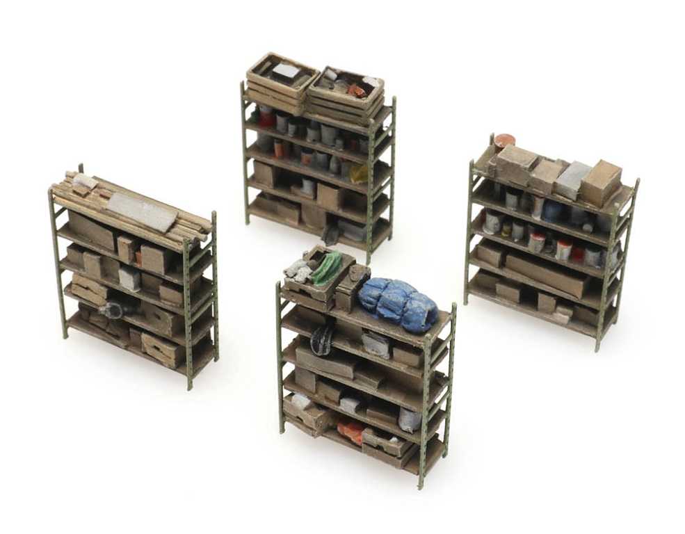 Mini 現貨 Artitec 387.434 HO規 4 storage shelves 儲物架.4個