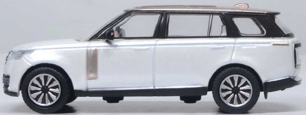 Mini 現貨 Oxford 76RR5L002 1:76 Range Rover L460 SV 冰雪白與科林斯銅色