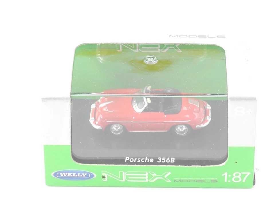 Mini 現貨 Welly 73106SW HO規 Porsche 356B 敞篷跑車.紅色