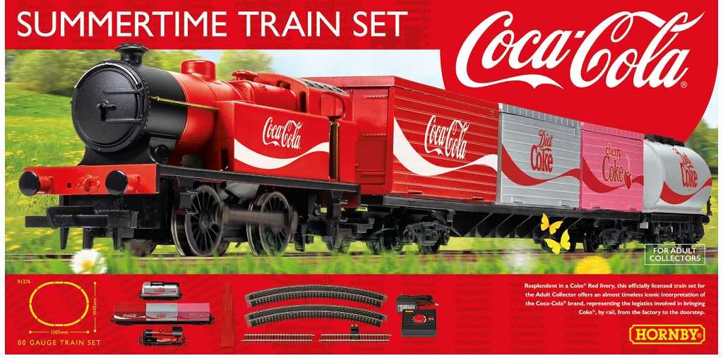Mini 預購中 Hornby R1276P HO規 Coca-Cola 可口可樂 蒸汽車+貨物列車 基本組
