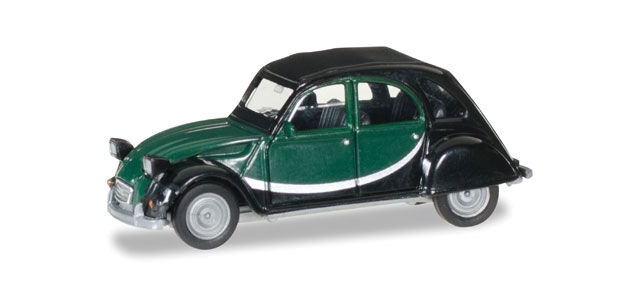 Mini 現貨Herpa 326-20817 HO規Citornen 2CV Charleston 金龜車- 微縮