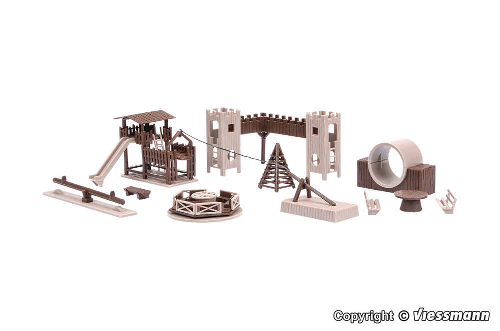 Mini 現貨 Vollmer 43668 HO規 冒險遊樂場.套件