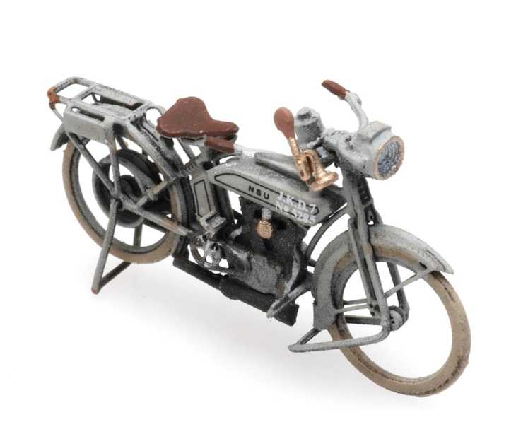 Mini 現貨 Artitec 6870320 HO規 NSU Motorrad militar 軍用摩托車