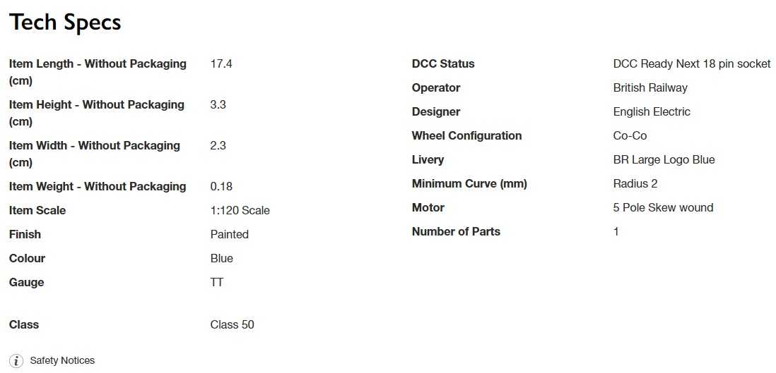 Mini 預購中 Hornby TT3014M TT規 BR, Class 50, Leviathan 柴油車