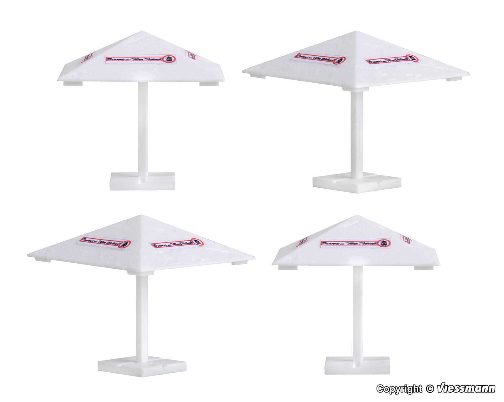 Mini 現貨 Vollmer 45138 HO規 啤酒花園遮陽篷.4件