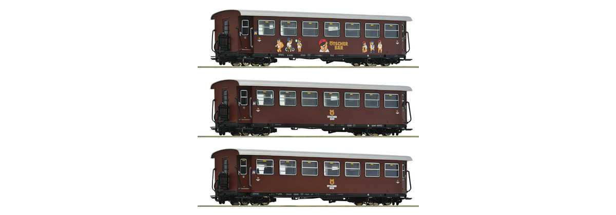 Mini 現貨 Roco 6240002 HO規 Ötscherbär 客車廂.三輛組