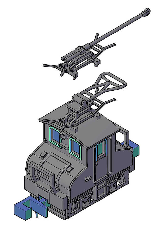 Mini 現貨 世界工藝 N規 銚子電鐵 電氣機關車 組裝套件