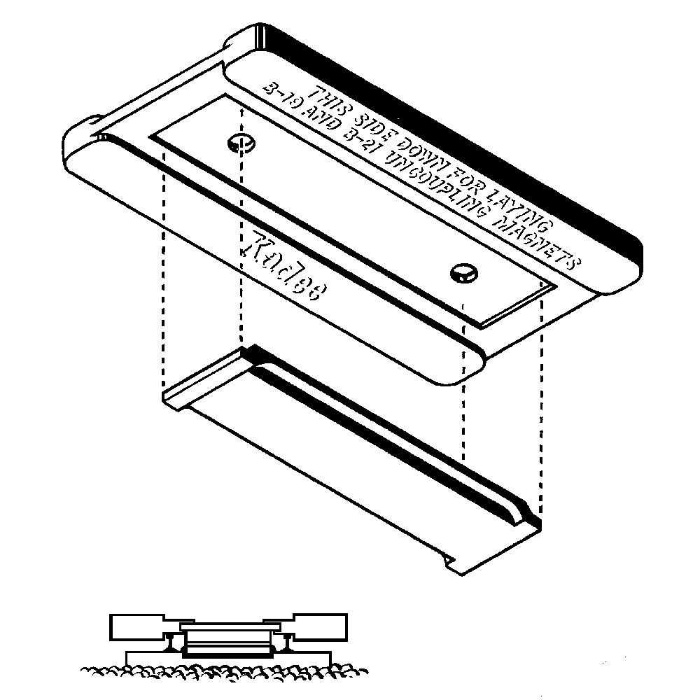 Mini 現貨 Kadee 334 HOn3規 Uncoupler 脫勾座