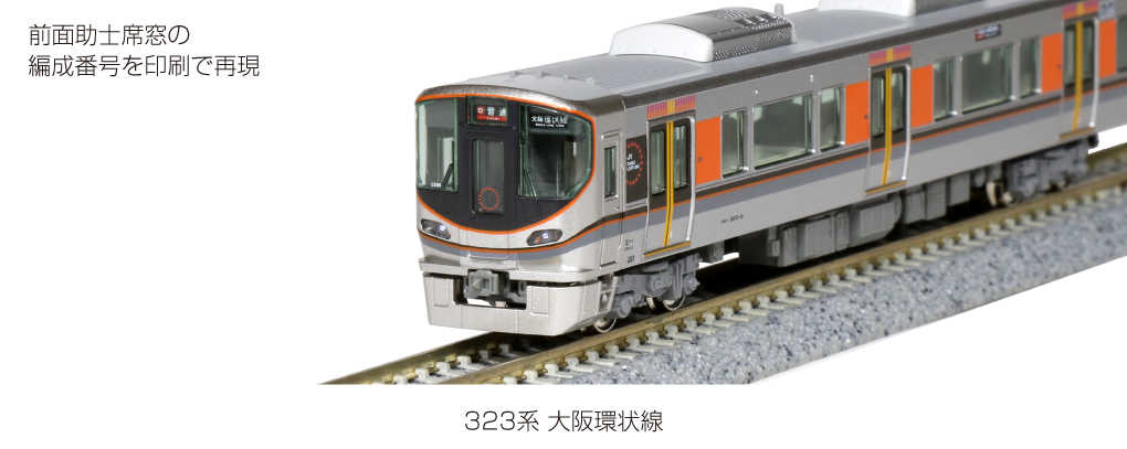 Mini 現貨 Kato 10-1601 N規 323系 大阪環狀線 電車.4輛組