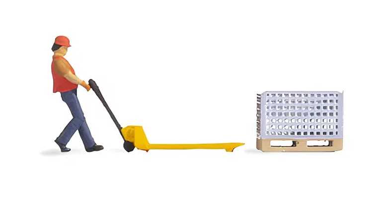 Mini 現貨 Noch 16525 HO規 小場景.倉庫工作