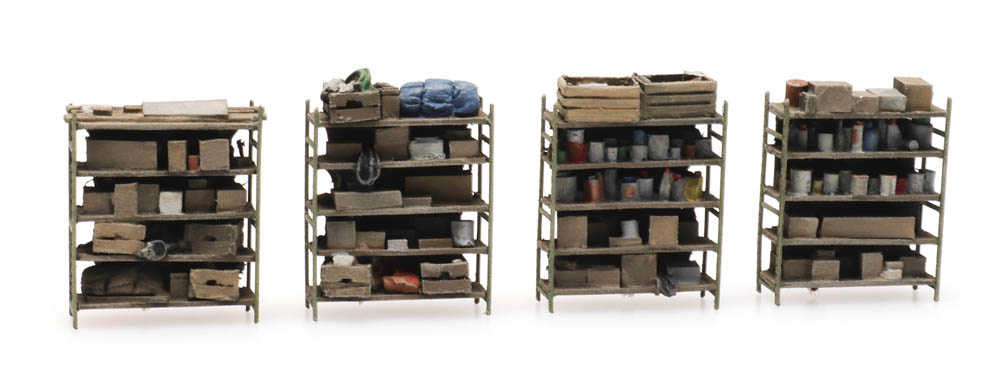 Mini 現貨 Artitec 387.434 HO規 4 storage shelves 儲物架.4個