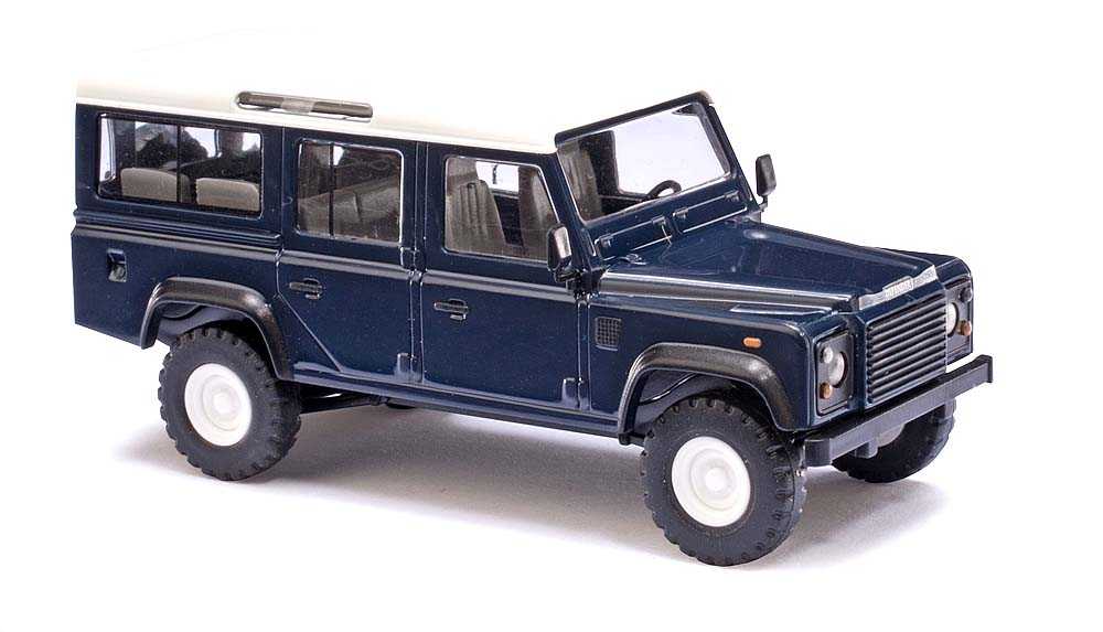 Mini 預購中 Busch 50302 HO規 Land Rover Defender 藍色